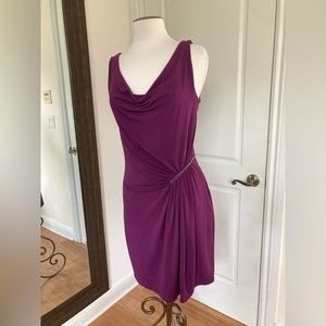 Laundry By Design Purple Dress with Chain detail
